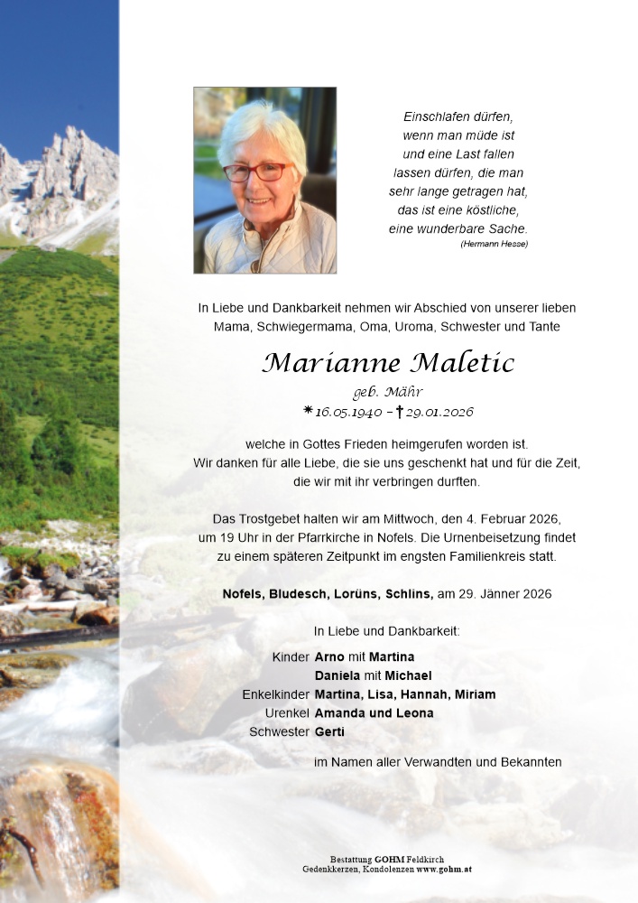Marianne  Maletic